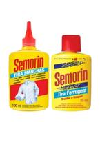 Kit Semorin Líquido Tira Manchas 100Ml E Tira Ferragens 50Ml