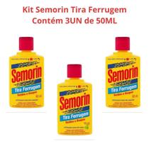 Kit Semorin Tira Ferrugem De Roupas - Original NFe