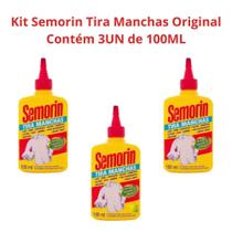 Kit Semorin Tira Manchas Original Para Roupas - Original NFe Kit Semorin Tira Manchas Original Para Roupas - Original NFe