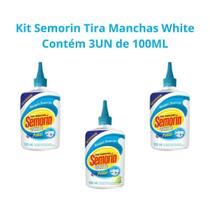 Kit Semorin Tira Manchas White Para Roupas - Original NFe