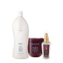 Kit Senscience Balance Inner True Hue Shampoo Máscara Sérum (3 produtos)