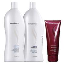 Kit Senscience Balance Shampoo 1 litro + Condicionador 1 Litro + Inner Restore Deep Moisturizing 200ml