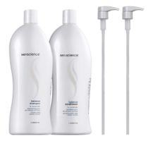 Kit Senscience Balance Shampoo 1000ml + Condicionador 1000ml + Válvulas Pump