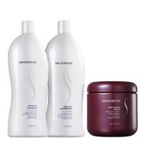Kit Senscience Balance Shampoo + Condicionador + Mascara Inner Restore Intensif - 2x1L + 500g