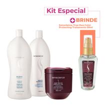 Kit Senscience Balance True Hue Inner Salon Total Oil (4 produtos)
