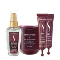 Kit Senscience Inner Restore Intensif Máscara True Hue Óleo e C.P.R Ampola (3 produtos) Kit Senscience Inner Restore Intensif Máscara True Hue Óleo e C.P.R Ampola (3 produtos)