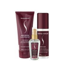 Kit Senscience Inner Restore Máscara True Hue Óleo e Detangler Leave-in (3 produtos) Kit Senscience Inner Restore Máscara True Hue Óleo e Detangler Leave-in (3 produtos)
