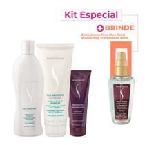 Kit Senscience Moisture Silk True Hue Inner Home Care Oil (4 produtos)