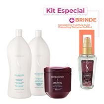 Kit Senscience Moisture Silk True Hue Inner Salon Total Oil (4 produtos)