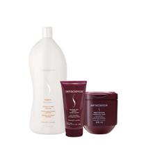 Kit Senscience Purify Shampoo Inner Restore Máscara G e Mostuire Leave-in (3 produtos)