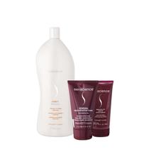 Kit Senscience Purify Shampoo Renewal Máscara e Mostuire Leave-in (3 produtos)