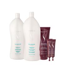 Kit Senscience Silk Moisture Inner CPR Salon Total 200 Ampola (5 produtos)