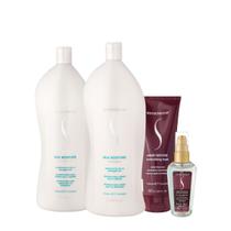Kit Senscience Silk Moisture Inner Salon Total 200 Sérum (4 produtos)