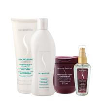 Kit Senscience Silk Moisture Intensif Color Home Care Sérum (4 produtos) Kit Senscience Silk Moisture Intensif Color Home Care Sérum (4 produtos)