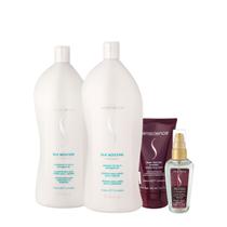 Kit Senscience Silk Moisture Intensif Salon Total 150 Sérum (4 produtos)