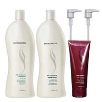 Kit Senscience Silk Moisture - Shampoo 1000ml + Condicionador 1000ml + Inner Restore Deep 200ml + Válvulas Pump