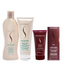 Kit Senscience Silk Moisture Shampoo 280ml + Condicionador 240ml + Inner Restore Intensif 150ml + CPR 2x25ml
