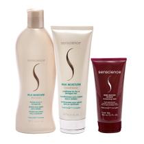 Kit Senscience Silk Moisture Shampoo 280ml + Condicionador 240ml + Inner Restore Intensif 150ml