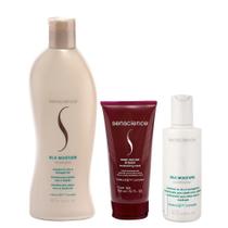 Kit Senscience Silk Moisture Shampoo 280ml + Condicionador 90ml + Inner Restore Intensif 150ml