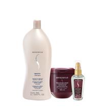 Kit Senscience Smooth Intensif True Hue Shampoo Máscara Sérum (3 produtos) Kit Senscience Smooth Intensif True Hue Shampoo Máscara Sérum (3 produtos)