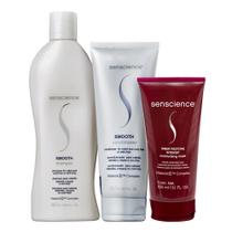 Kit Senscience Smooth Shampoo 280ml + Condicionador 240ml + Inner Restore Intensif Moisturizing Mask 150ml