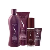 Kit Senscience True Hue Detangler Renewal (4 produtos)