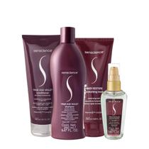 Kit Senscience True Hue Violet Shampoo Condicionador Máscara 200 e Óleo (4 produtos) Kit Senscience True Hue Violet Shampoo Condicionador Máscara 200 e Óleo (4 produtos)