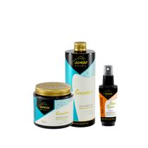 Kit Sense Sensation Duo Shampoo 250ml e Máscara 250g + Óleo Shine 30ml Kit Sense Sensation Duo Shampoo 250ml e Máscara 250g + Óleo Shine 30ml
