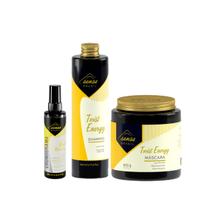 Kit Sense Twist Energy Shampoo + Máscara + Shot Nutrição Kit Sense Twist Energy Shampoo + Máscara + Shot Nutrição
