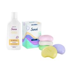 Kit Sensi: Hidratante + Sabonetes Sortidos 5x80g- Jequiti