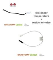 Kit Sensor 2,7k e Termofusivel Geladeira Brastemp E Consul Original