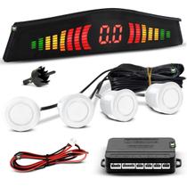Kit Sensor Estacionamento Ré 4 Sensores Display Led Tech One Kit Sensor Estacionamento Ré 4 Sensores Display Led Tech One