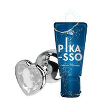 Kit Sensorial com Gel Corporal Aromático e Acessório em Aço Inox