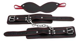 Kit Sensorial Para Casal Com Pulseiras E Venda Preta Linha Sex Shop Kit Sensorial Para Casal Com Pulseiras E Venda Preta Linha Sex Shop