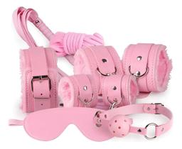 Kit Sensorial Sex Shop Sensual 8 Peças Em material sintético E Algodão Rosa Kit Sensorial Sex Shop Sensual 8 Peças Em material sintético E Algodão Rosa