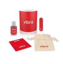Kit Sensual Vibra Capsula Vibratória Gel Lubrificante e Bag Vermelho - Á Sós