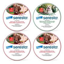 Kit Seresto Coleira Cães Acima de 8kg 3Un + 1Un Seresto até 8kg - Elanco