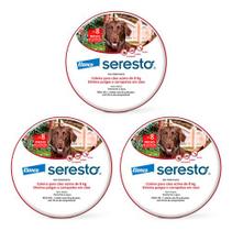 Kit Seresto Coleira para Cães Acima de 8kg 3Un - Elanco Kit Seresto Coleira para Cães Acima de 8kg 3Un - Elanco
