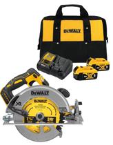 Kit Serra Circular 7-1/ 184mm 20V Max + 2 Bateria 5ah Dewalt