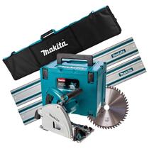 Kit Serra Circular de Trilho SP6000J Makita e 2 Trilhos 1M e Bolsa para Trilho
