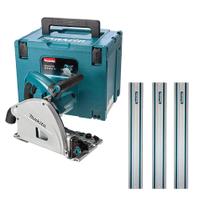 Kit Serra Circular Manual com Maleta SP6000J Makita e 3 Trilhos de 1 Metro Kit Serra Circular Manual com Maleta SP6000J Makita e 3 Trilhos de 1 Metro