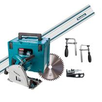 Kit Serra Circular SP6000J Makita e Trilho 1.5 metros e 2 Sargentos e Limitador