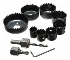 Kit Serra Copo 11 Peças com Maleta, Corte Snel Ferramentas