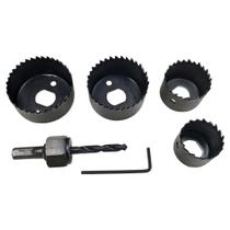 Kit Serra Copo 6 peças 32mm à 54mm Fertak Kit Serra Copo 6 peças 32mm à 54mm Fertak