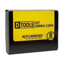 Kit Serra Copo Aço Carbono com 8 Peças - Dtools