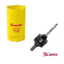 Kit Serra Copo Aço Rápido 38mm Starrett com Suporte MTX