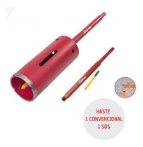 Kit Serra Copo Diamantada 65x150mm + Haste Sds 150mm Cortag