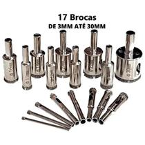 Kit Serra Copo Diamantada Porcelanato Jogo Brocas Vidro Mm Kit Serra Copo Diamantada Porcelanato Jogo Brocas Vidro Mm