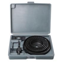 kit Serra Copo P/ Madeira Gesso Drywall PVC 9PC com maleta - SAINT