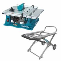 Kit Serra de Bancada 255mm 1.650 Watts 2704 Makita e Carrinho de Base Regulável